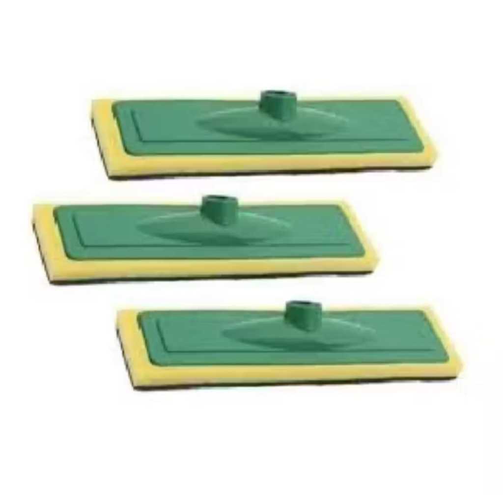 Kit 3 Esfregão Lava Piso Azulejo S/ Cabo, Esponja Limpeza Faxina Prático em Oferta na Shopee