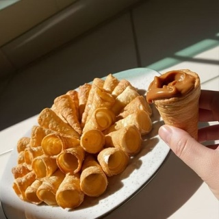 Canudos Fritos e Crocantes para Rechear 50 Unidades - Envio Imediato. em Oferta na Shopee