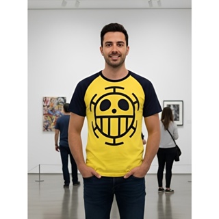 Camiseta algodao infantil Adulto One Piece Trafalgar Law Tony Chopper Robin Promoção em Oferta na Shopee