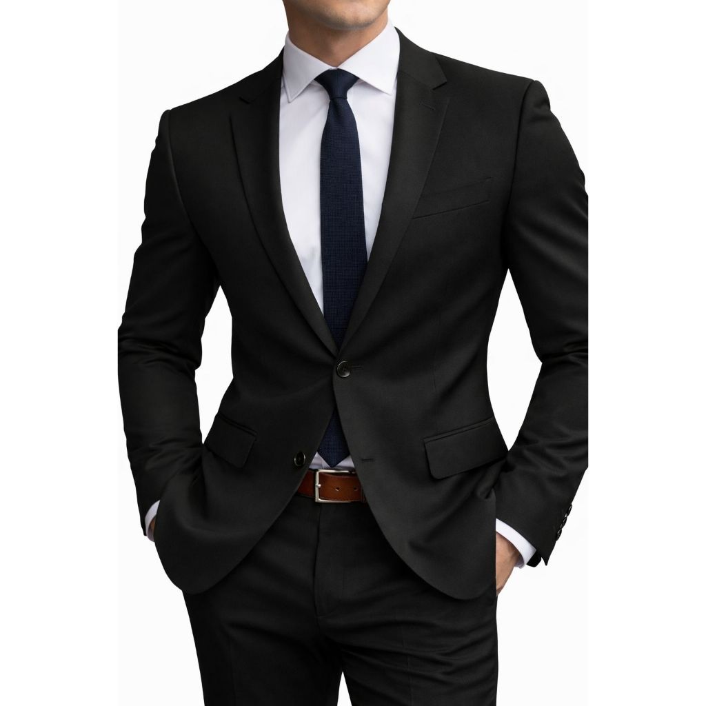 Terno Masculino Slim Corte Italiano Oxford Premium - Paletó+Calça