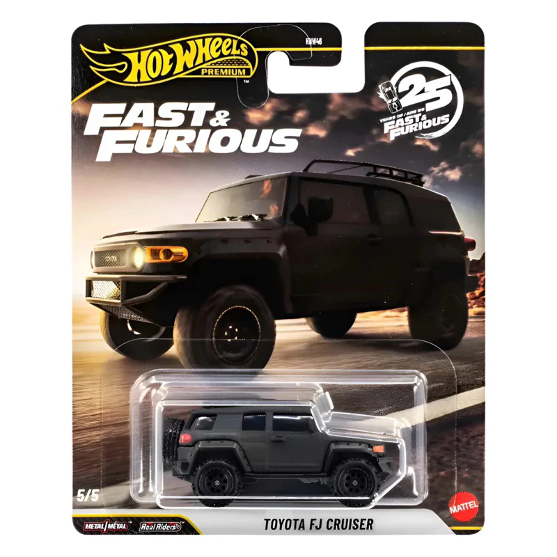 Hot Wheels Premium Fast & Furious 25 Anos - Toyota FJ Cruiser Miniatura