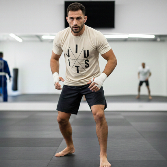 CAMISETA JIU JISTU CONFORTÁVEL MASCULINO ESTAMPADA ALGODÃO PREMIUM COMBAT TREINO EXERCICIOS ACADEMIA