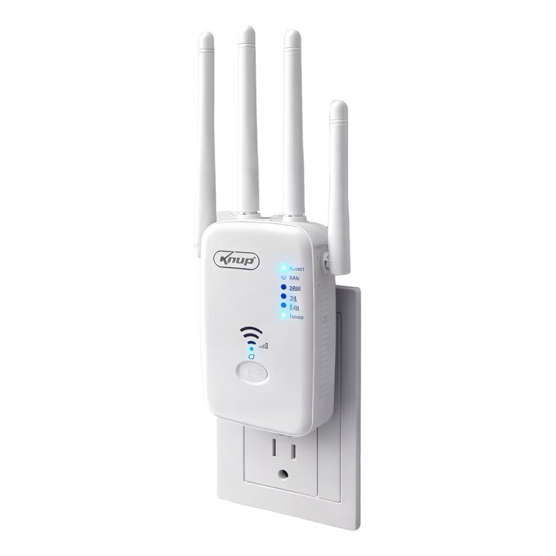 Repetidor de Sinal (usado) WiFi Knup KP-RW402/G 1200Mbps - Dual Band (2.4GHz / 5GHz) em Oferta na Shopee