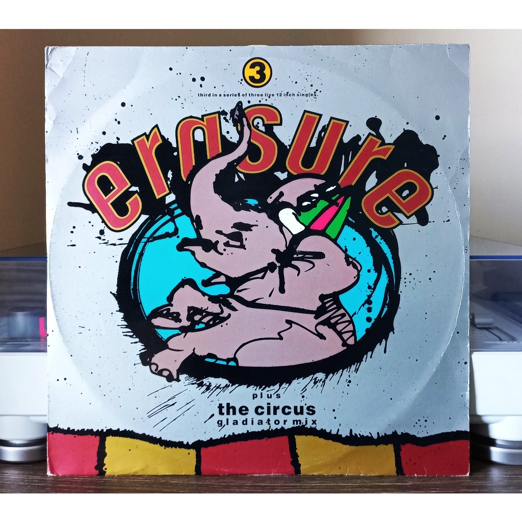LP Erasure - The Circus (Gladiator Mix) Single 3 - 12'' Vinil Importado