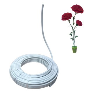 15m Tubo Pex Moldável Multicamada P/ Caule Flor Gigante 20mm Branco Oferta em Oferta na Shopee