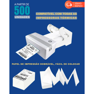 Etiqueta Termica E-commerce 100x150 10x15 Etiqueta de Envios Serrilhada Adesiva sem Ribbon em Oferta na Shopee