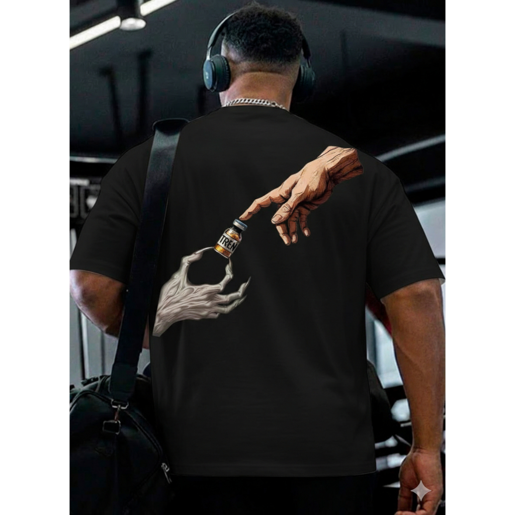 Camiseta Algodão Masculina Adulto Gym Rat Anabolizante Academia Peso Paradinhas  Streetwear Moda29