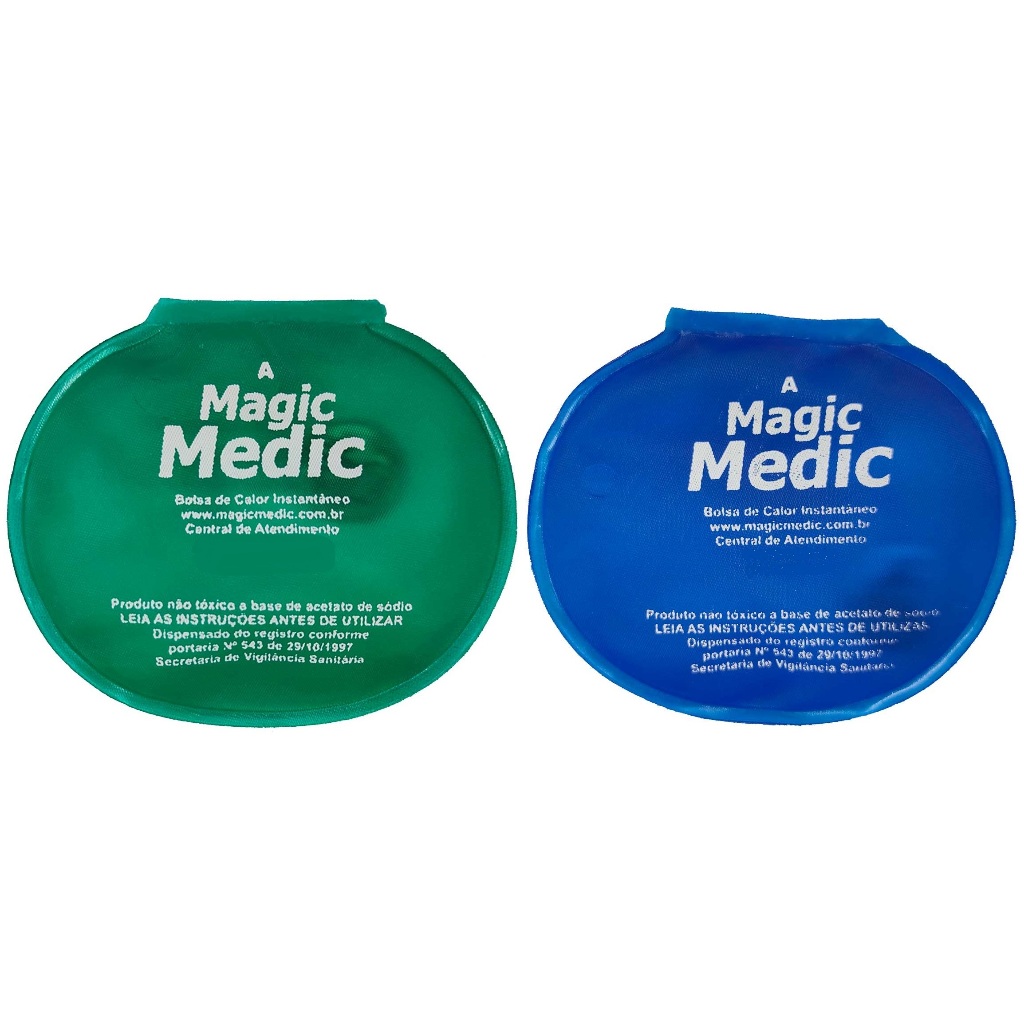 2 Bolsas Térmicas Medic Aquecem Sozinha Nº 01 Reutilizável em Oferta na Shopee