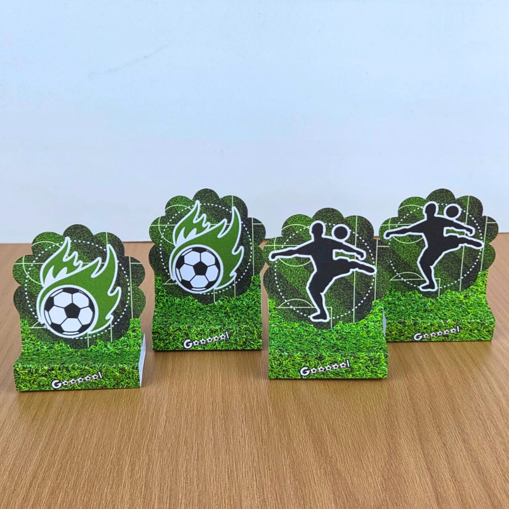Porta Bis Duplo Futebol PEGUE E MONTE Lembrancinhas Decoração Aniversário