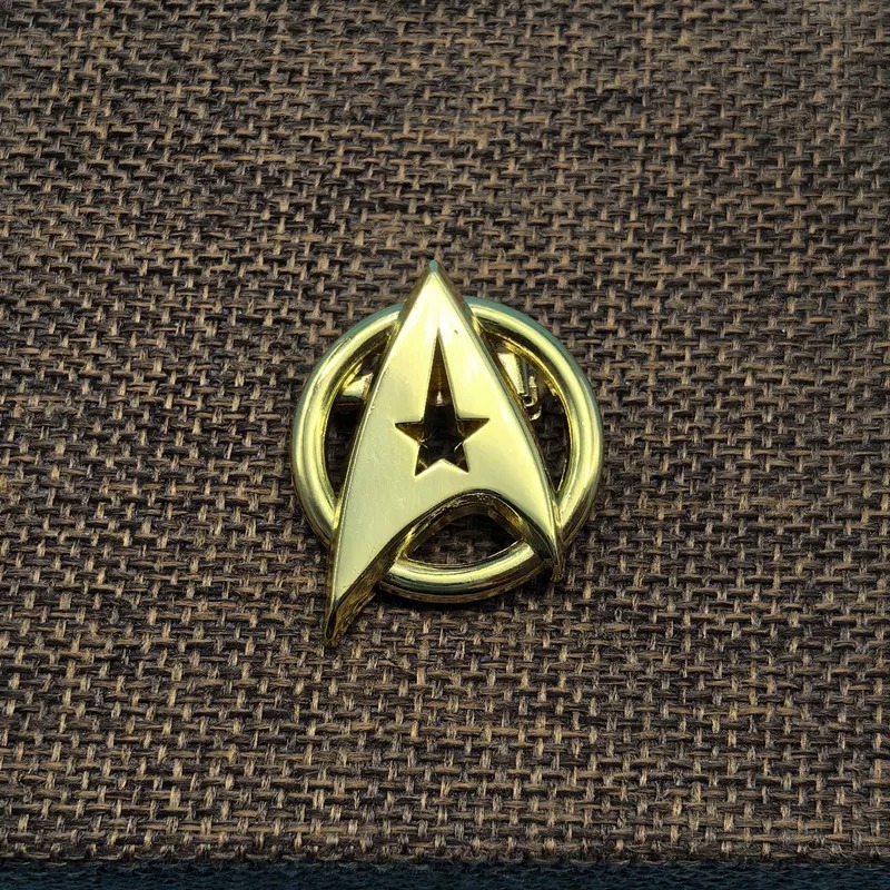 Star Trek Capitão Broche Esmalte Pino Galáctico Alienígena Guerra Ficção Científica Filme Lapela Acessório
