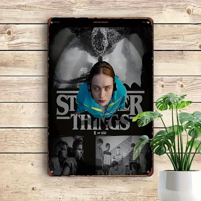 Quadro Decorativo Stranger Things Max Mayfield e Vecna