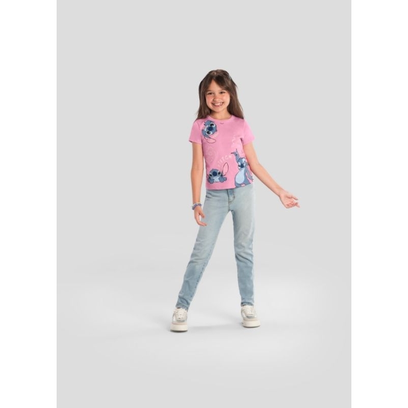 Blusa Infantil Menina Stitch Brandili Mundi