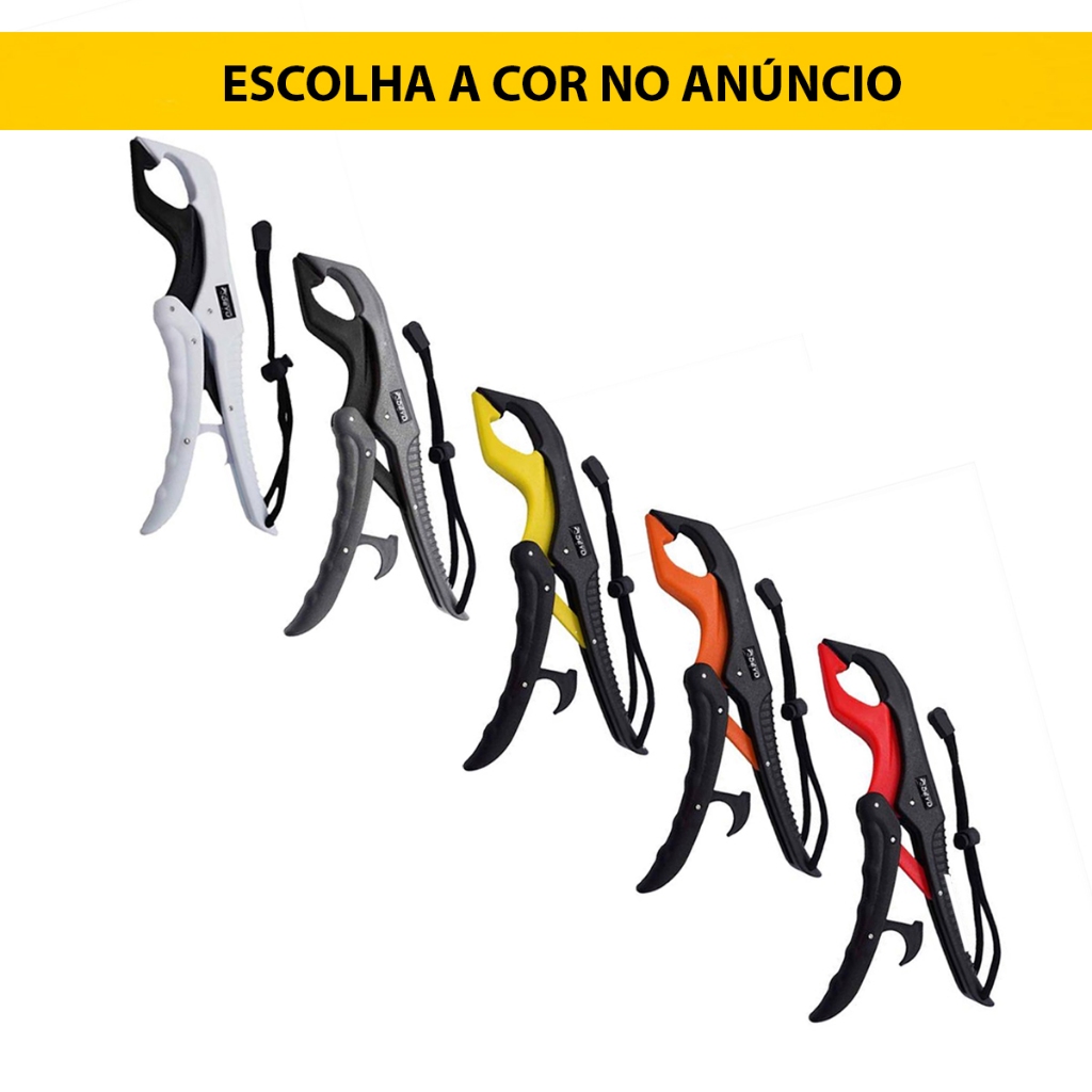 Alicate Pega Peixe Flutuante Garra Contenção Deyu DFG006 Alicate Pesca Travamento Automático