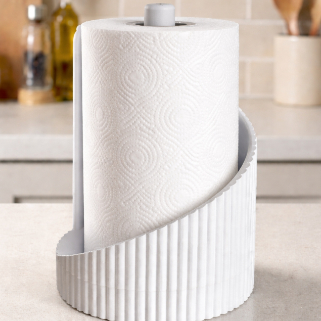 Porta Papel Toalha Moderno em Espiral – Design Minimalista em Oferta na Shopee