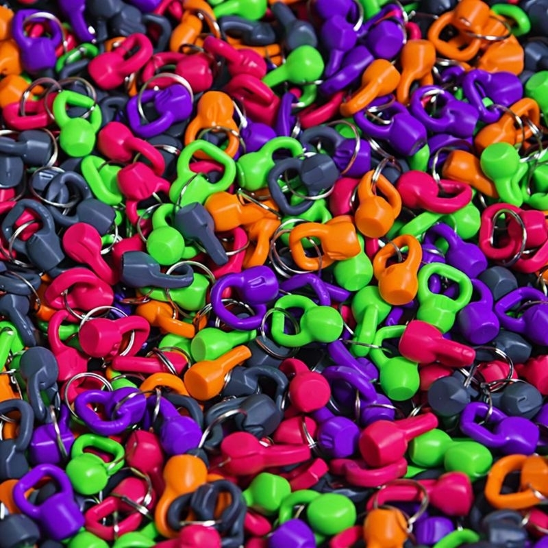 100 Kettlebell Chaveiros Cores Variadas KeltBall Funcional CrossFit Academia Personal