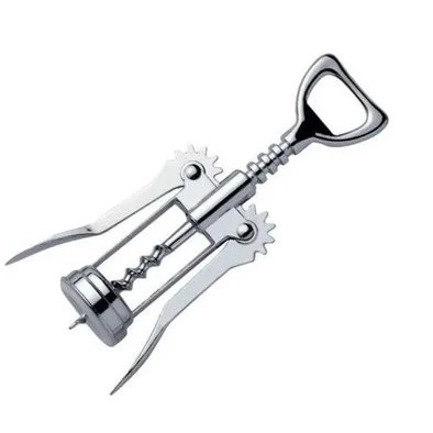 Abridor De Garrafa Vinho Saca Rolha Reforçado Profissional Cozinha Casa Bebida Gourmet