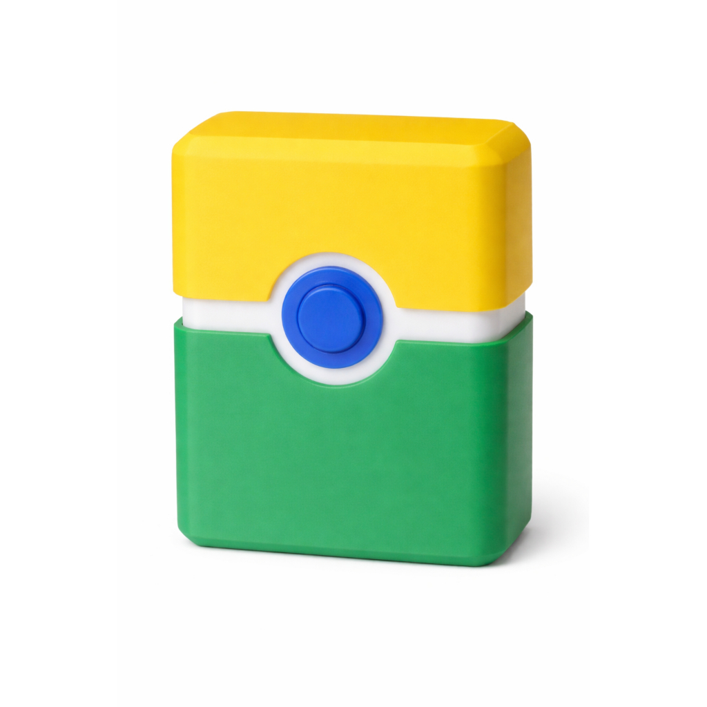 Caixa Brasil Deck Box Estojo para Cartas Pokémon, Figurinhas do Brasil, Deck box Pokemon., Card Box