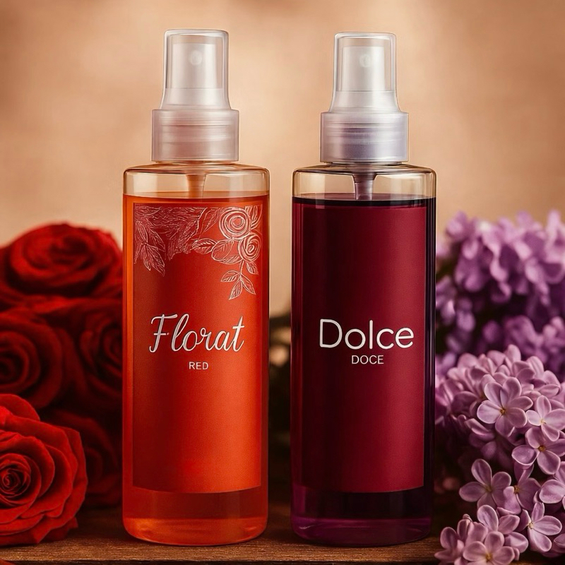 Kit Body Splash Florat Red + Body Splash Dolce Cada