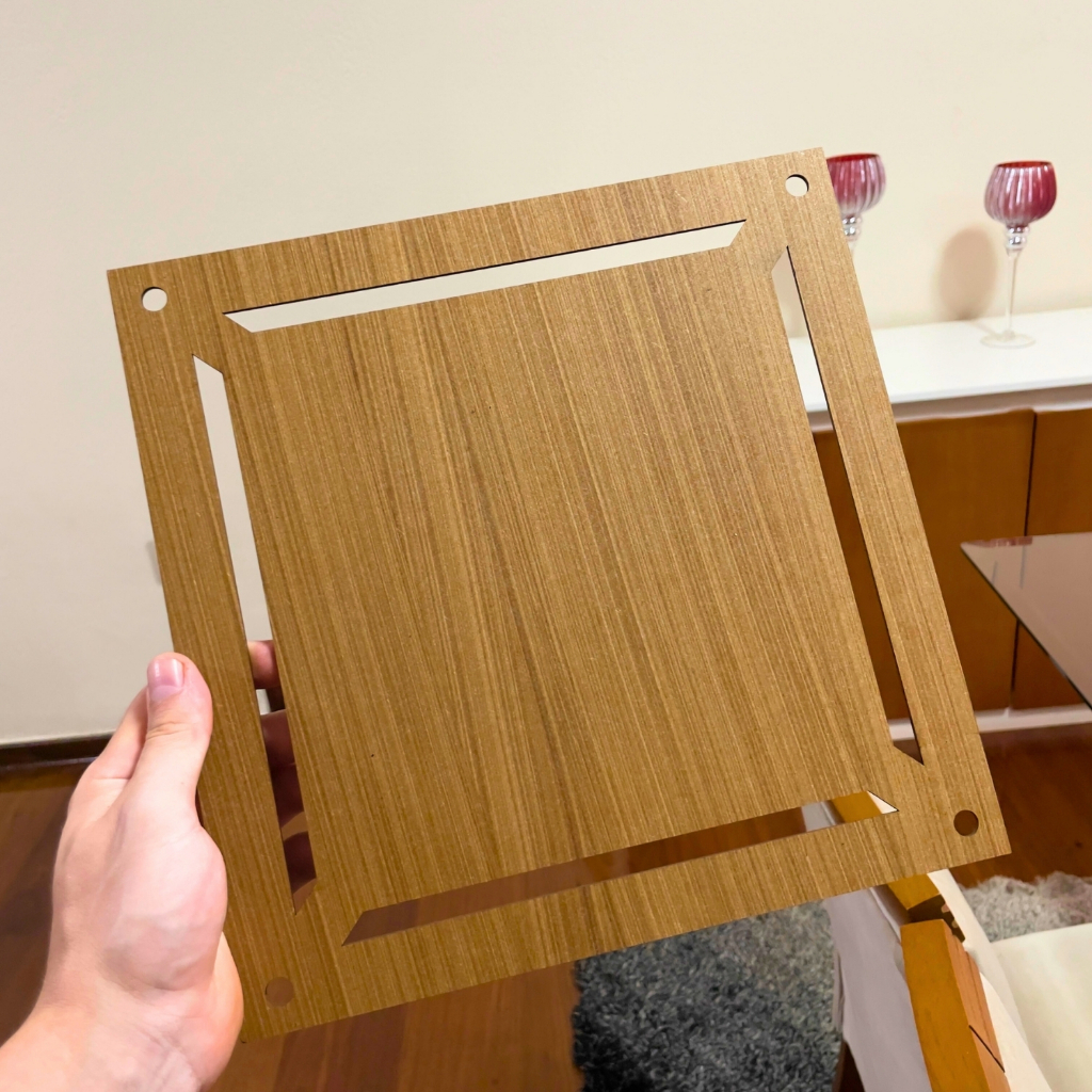 Até 36 Un Placas Sutil Fechada Mdf Divisórias de Ambientes Biombos Madeira Sala Moldura Decoramente