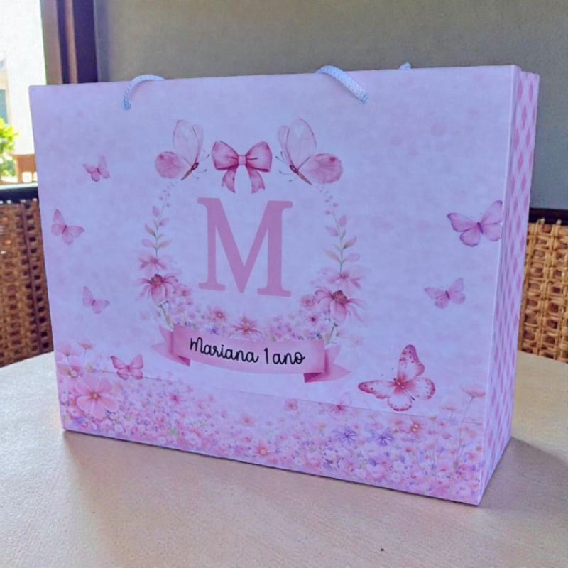 Sacolinha Jardim Encantado / Personalizado | Sacolinha | Lembrancinha | Mimos | PEGUE E MONTE