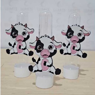 Lembrancinhas Festa Infantil Apliques para Tubetes VAQUINHA em Oferta na Shopee