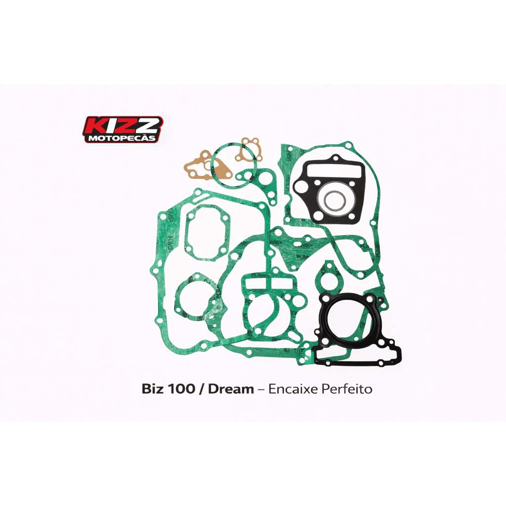 Jogo de Juntas Completo KMP Biz 100 / Dream | Vedação Perfeita em Oferta na Shopee