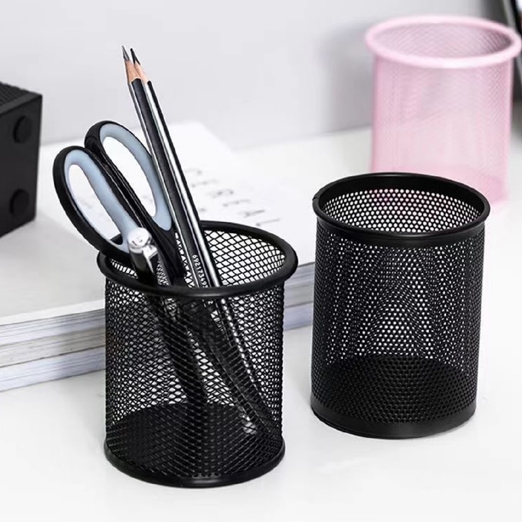 Kit 3 Porta Caneta Aramado Metal Redondo em Oferta na Shopee