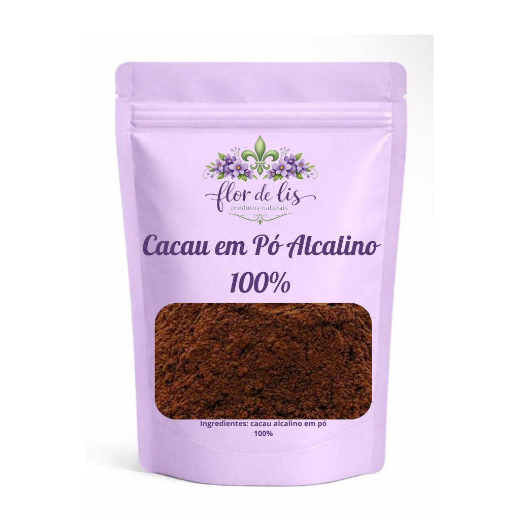 Cacau Alacalino 100% PURO 500g em Oferta na Shopee