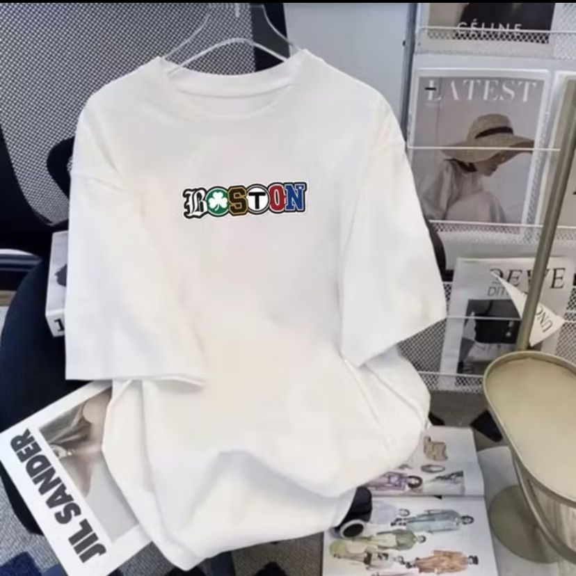 Camiseta Boston Lançamento Camisa Algodão Lançamento Masculino e Feminino T-SHIRT Promoção Novidade