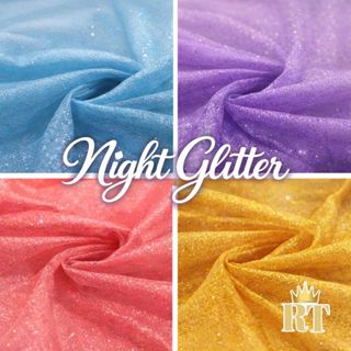 1 Metro De Tecido Crepe Glíter "night glíter" 1m X 1,50m em Oferta na Shopee