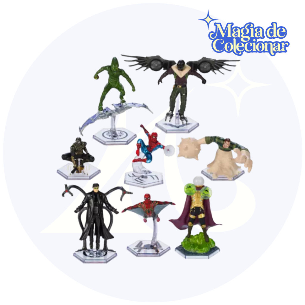 Miniaturas Disney Store Spider Man No Way Home Figurine Set - Escolha seu personagem favorito!