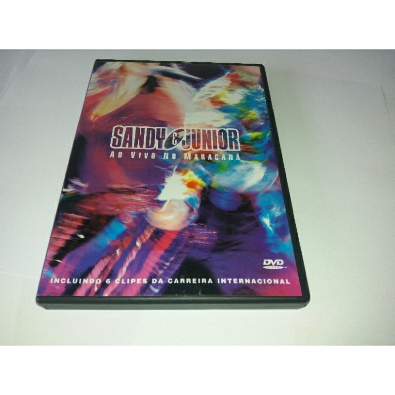 Dvd - Sandy & Junior - Ao Vivo no Maracana 2005 - Encarte - Original
