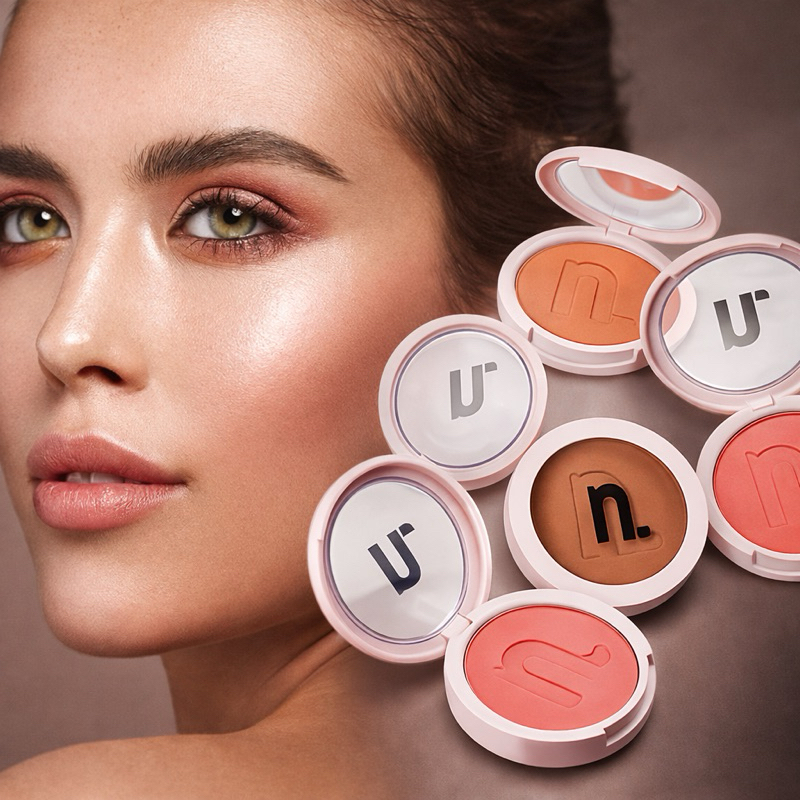 Blush Compacto Instant Nina Makeup – Alta Pigmentação e Acabamento Natural