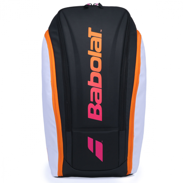 Mochila Babolat Performance Padel Preta Colors e Branca/Beach Tennis/Tênis