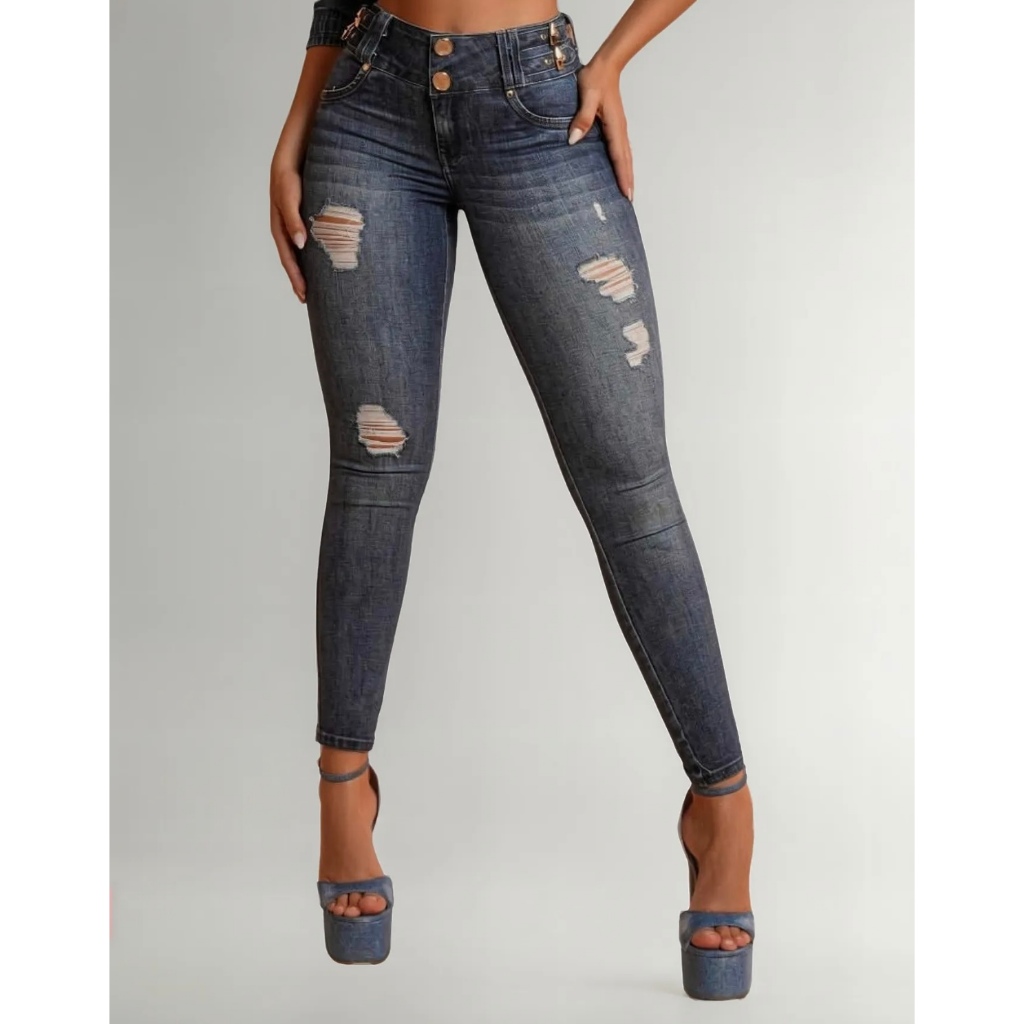 Calça Feminina Pitbull Pit Bull Jeans Original 68648 empina bumbum
