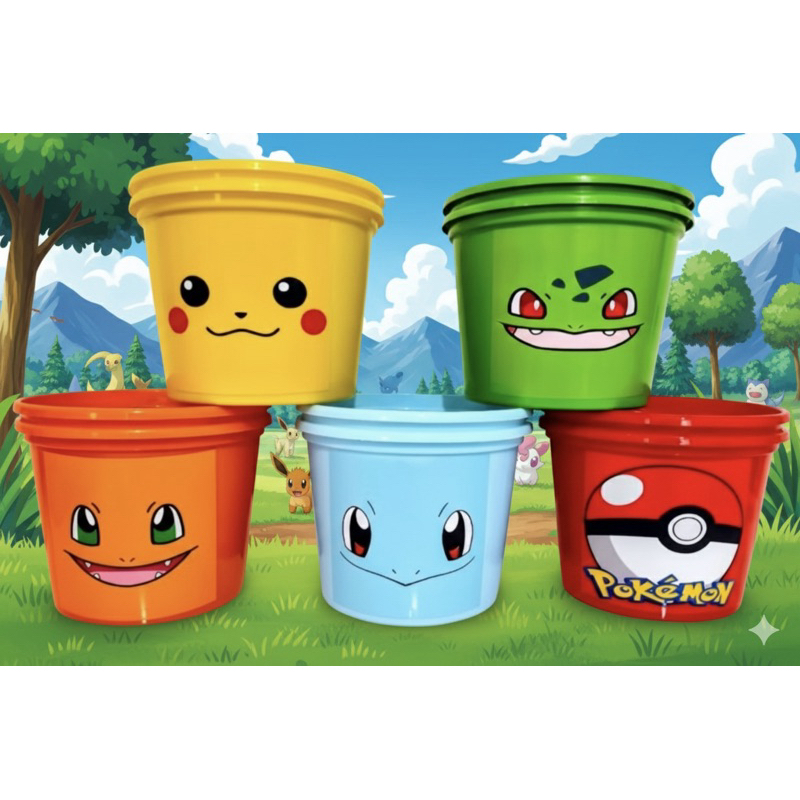 10 Baldinho Personalizado Lembrancinha Pokemon