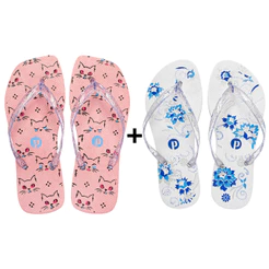 Combo Chinelo Feminino Estampas Confortável Passeio