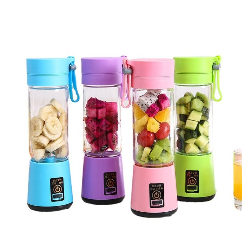 Mini Liquidificador Portátil Shake 6 Laminas + Cabo USB/K09