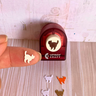 Furador Micro Gatinho 1cm para papel Scrapbook e Art Journal em Papel Colcha de Retalhos Colagens Cartões e Lembrancinha em Oferta na Shopee