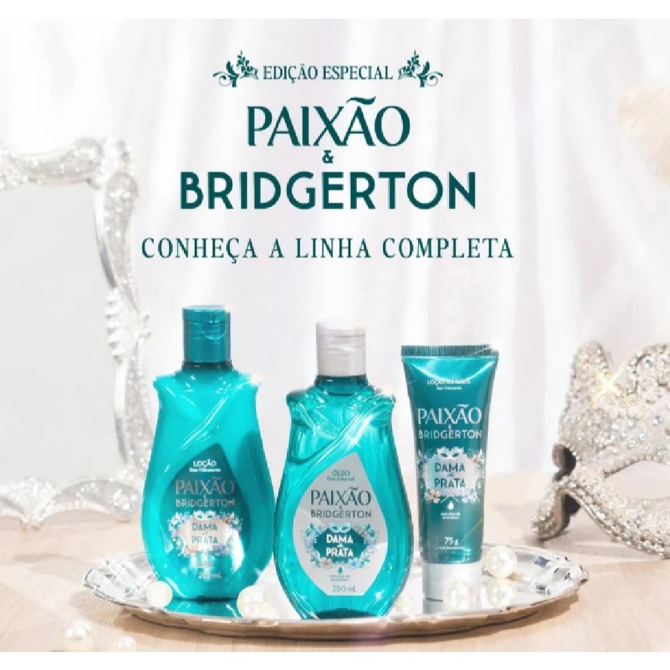 Óleo Corporal Paixão & Bridgerton Dama de Prata com Ação Desodorante 200ml