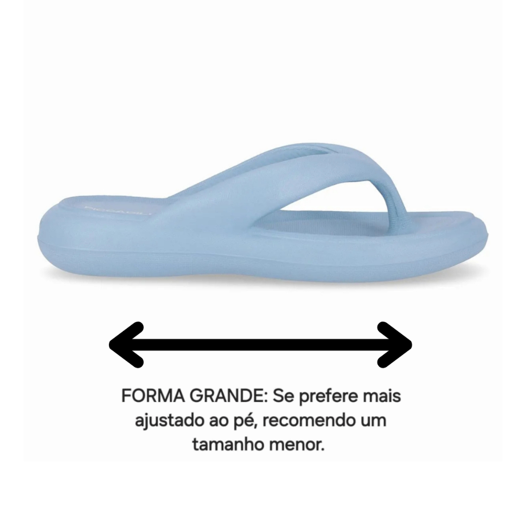 Chinelo Feminino Piccadilly Marshmallow em EVA Confortável 33 ao 40 em Oferta na Shopee