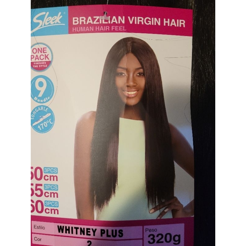 Cabelo Liso orgânico Whitney Bio Fibra