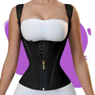 Cinta Espartilho Modelador Dupla Compressão Ajustável Redução de Medidas Afina Cintura em Oferta na Shopee