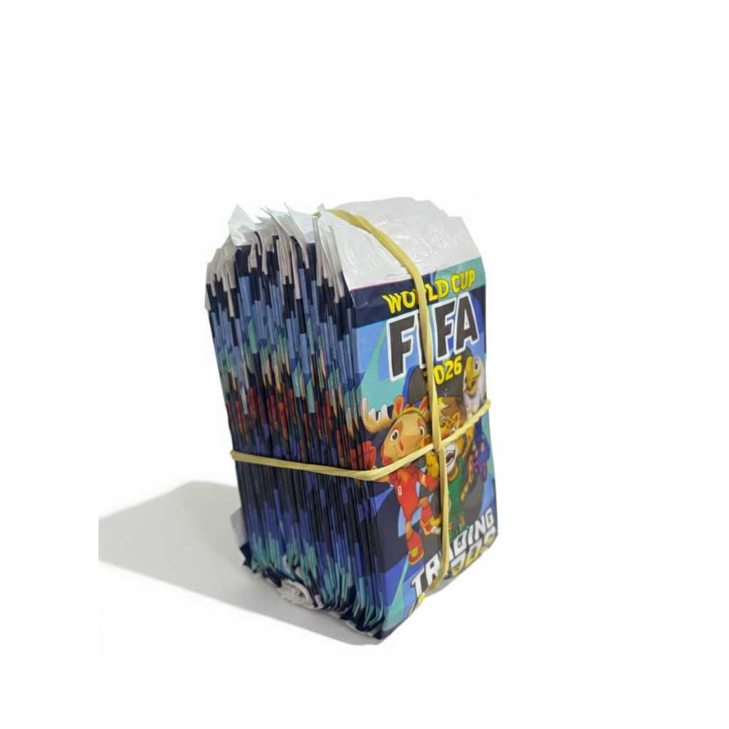 Kit 200 Cards Copa do Mundo Fifa 2026 50 Pacotinhos Fechados Futebol