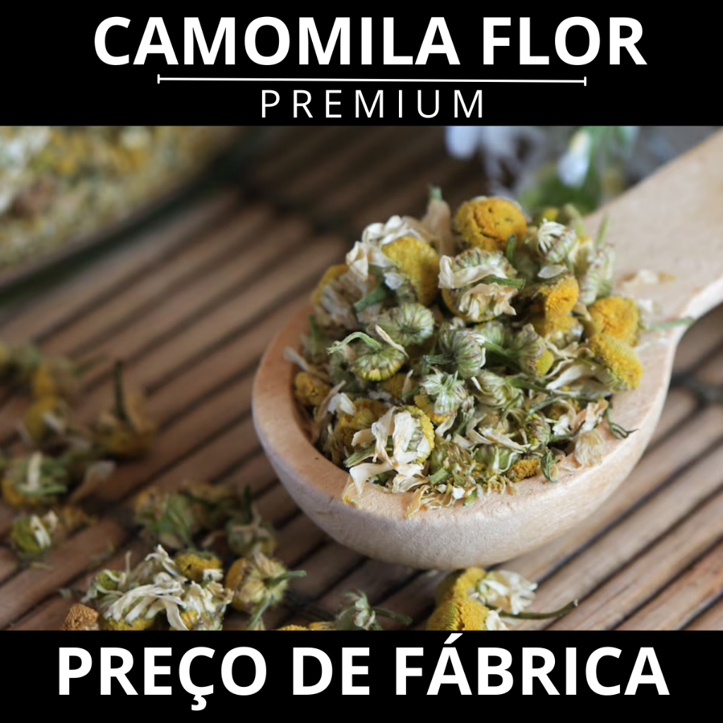 Imagem Camomila Flor 100% Natural Premium – Chá Calmante, Flores Secas de Alta Qualidade