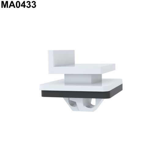 10 Grampo Spoiler Lateral Caixa de Ar Accord (03/17) City (15/20) Civic (07/20) Crv (12/20) Fit (15/20) Wr-V (18/20)