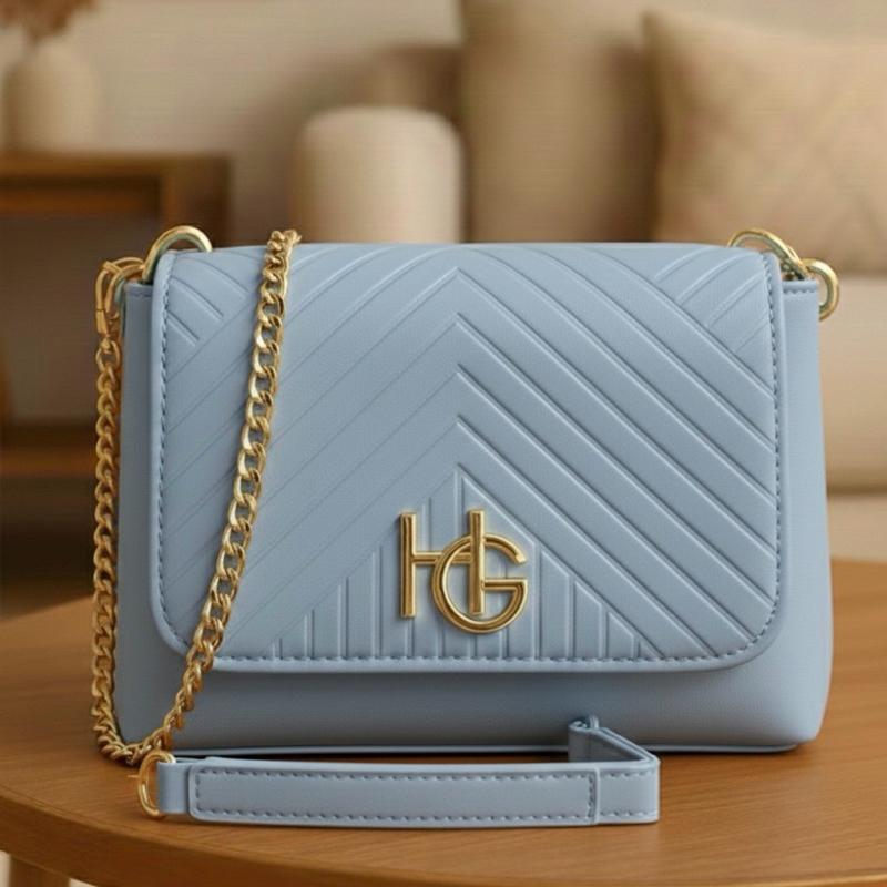 Bolsa de lado Feminina tiracolo transversal de corrente correntinha de ombro pequena Moderna