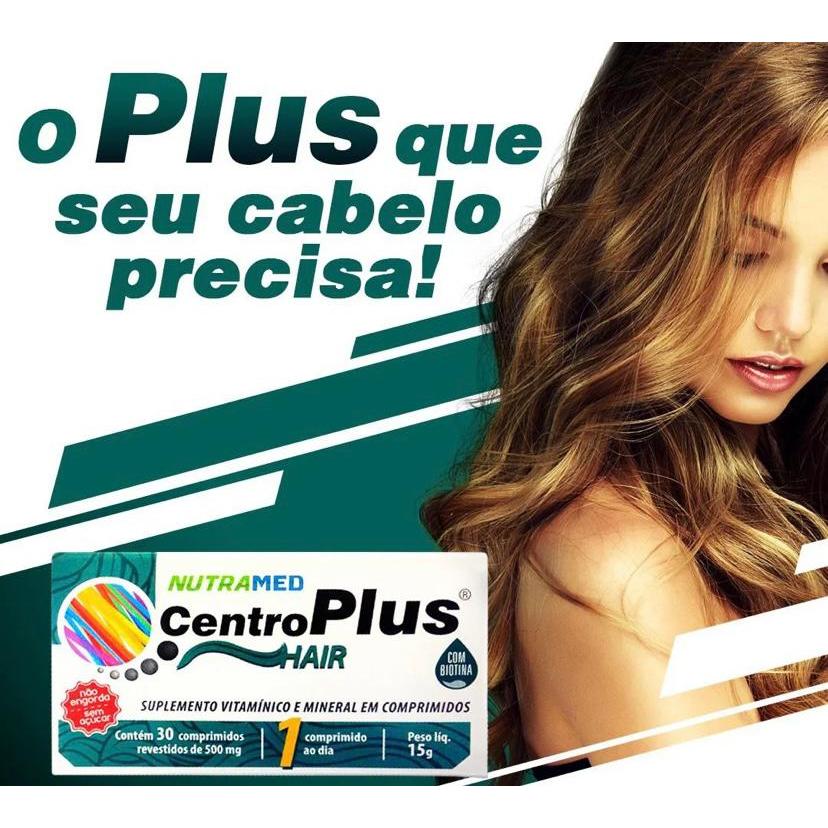 Suplemento vitamínico para cabelos, pele e unhas com BIOTINA - 6O COMPRIMIDOS