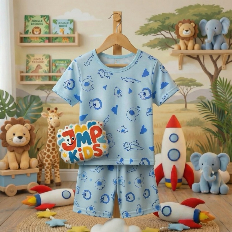 Pijama Infantil Menino 100% Algodão Manga Curta ou Manga Longa Estampados 02 ao 10 Macio Confortável