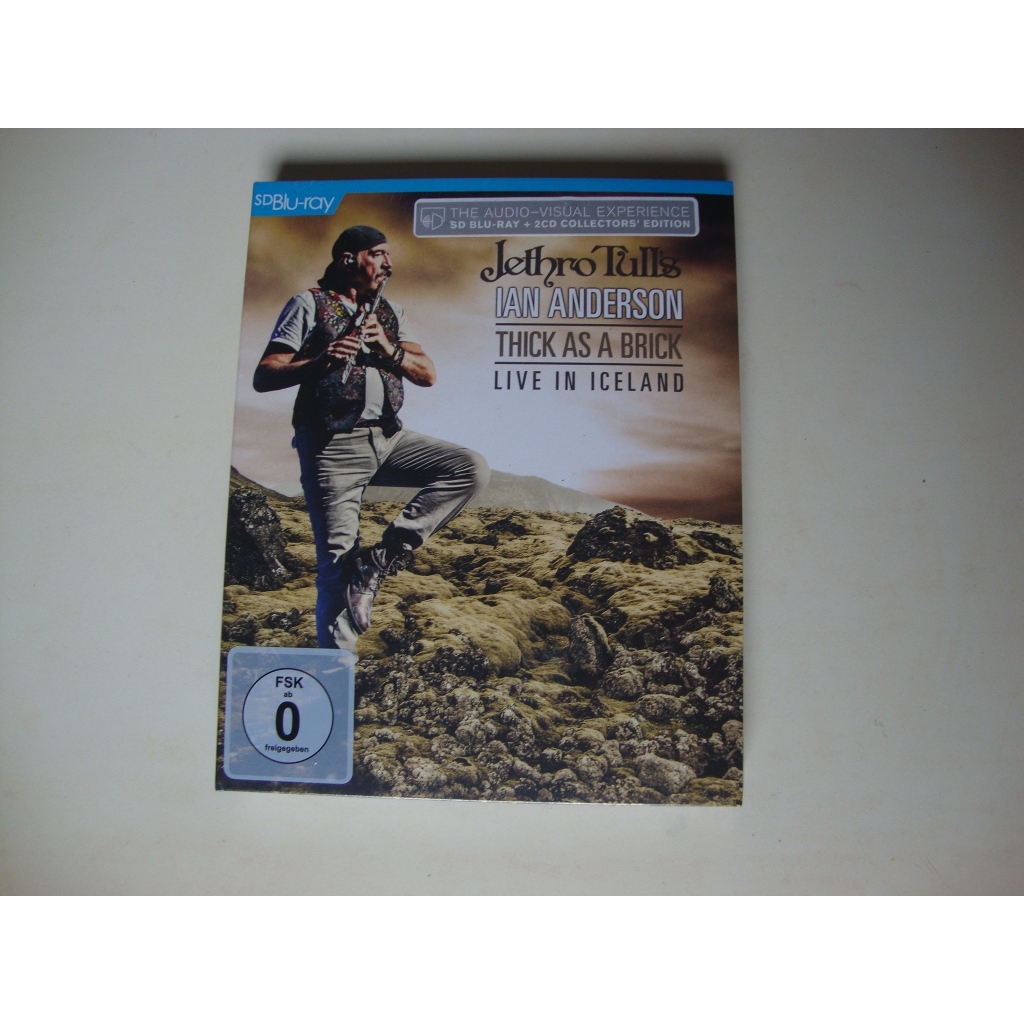 2 CD + Blu-ray – Jethro Tull's IAN ANDERSON - Thick as a Brick - Live in Iceland - Importado, Lacrado